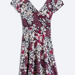 KAILEIGH Amandine floral Knit Dress Size: XL